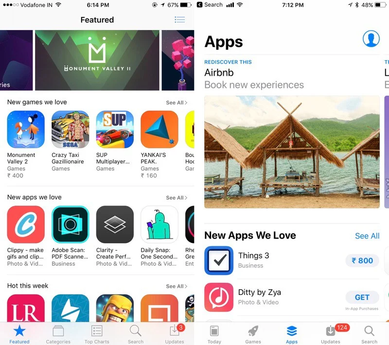 iOS-10-vs-iOS-11-App-Store