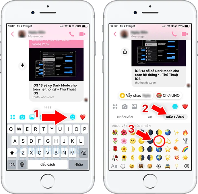 Hướng dẫn bật 'Chế độ tối' cho Messenger trên iOS 1