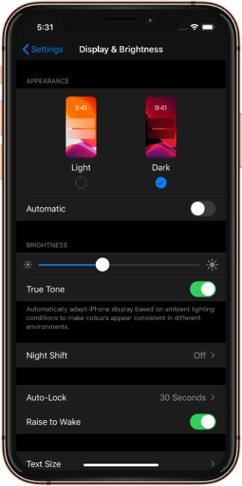 Cách bật Chế độ tối trong iOS 13 trên iPhone và iPad 5