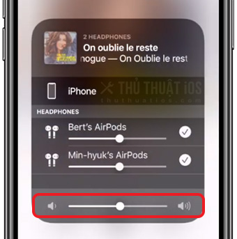 Cách chia sẻ âm thanh với AirPods hoặc tai nghe không dây khác từ iPhone, iPad 9