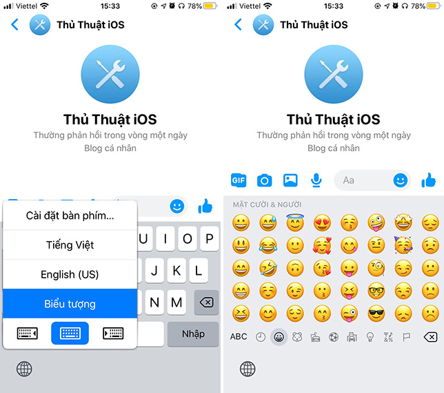 Hướng dẫn bật bàn phím Emoji trên thiết bị iOS 5
