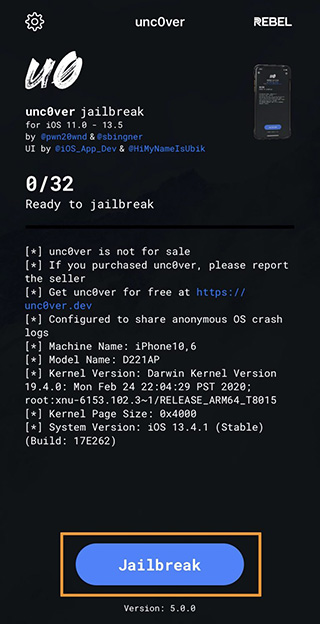 Hướng dẫn jailbreak iOS 13.0 - 14.3 bằng unc0ver 18