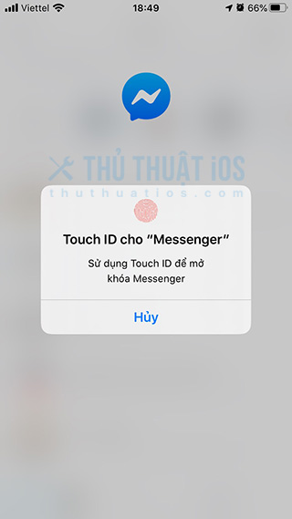 Cách khoá Messenger bằng Face ID hoặc Touch ID 4