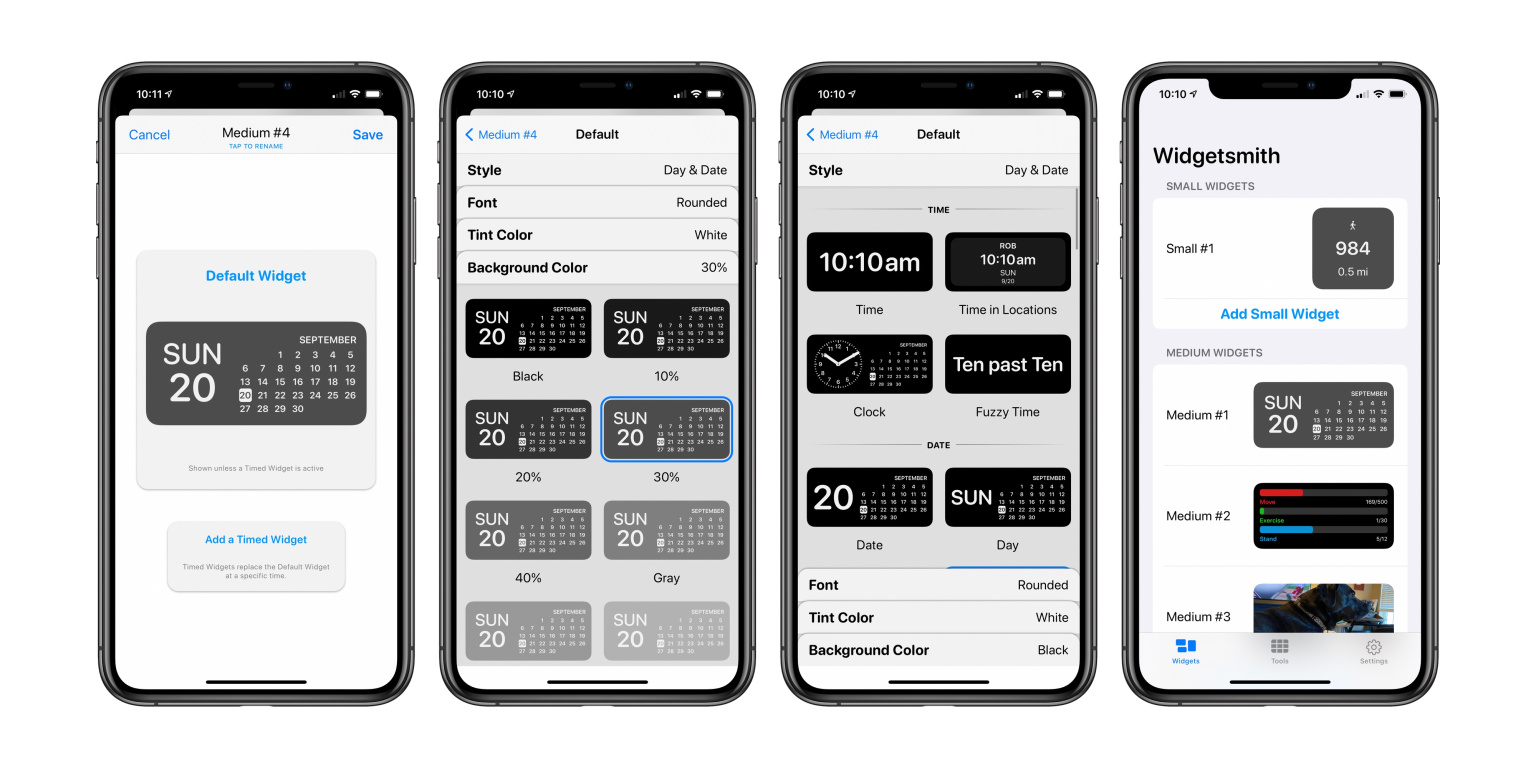 Widgetsmith - ứng dụng tạo widget có thể tùy chỉnh cực cao vào màn hình chính iOS 14 1