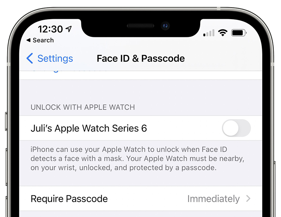 iOS 14.5 cho phép mở khóa iPhone bằng Apple Watch khi đeo khẩu trang 6