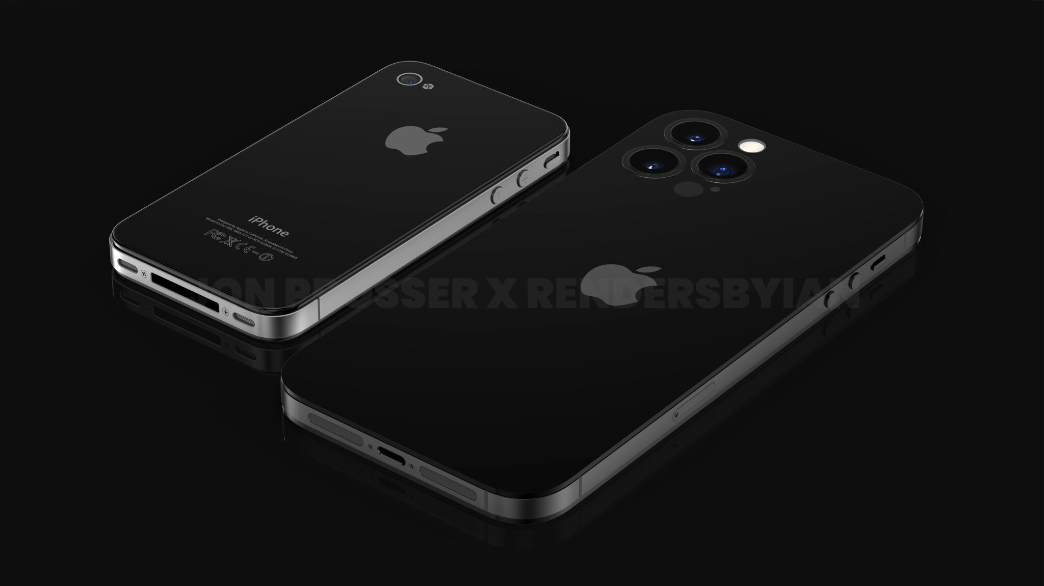Rò rỉ thiết kế của iPhone 14: rất giống iPhone 4, màn hình đục lỗ, camera không lồi,... 4