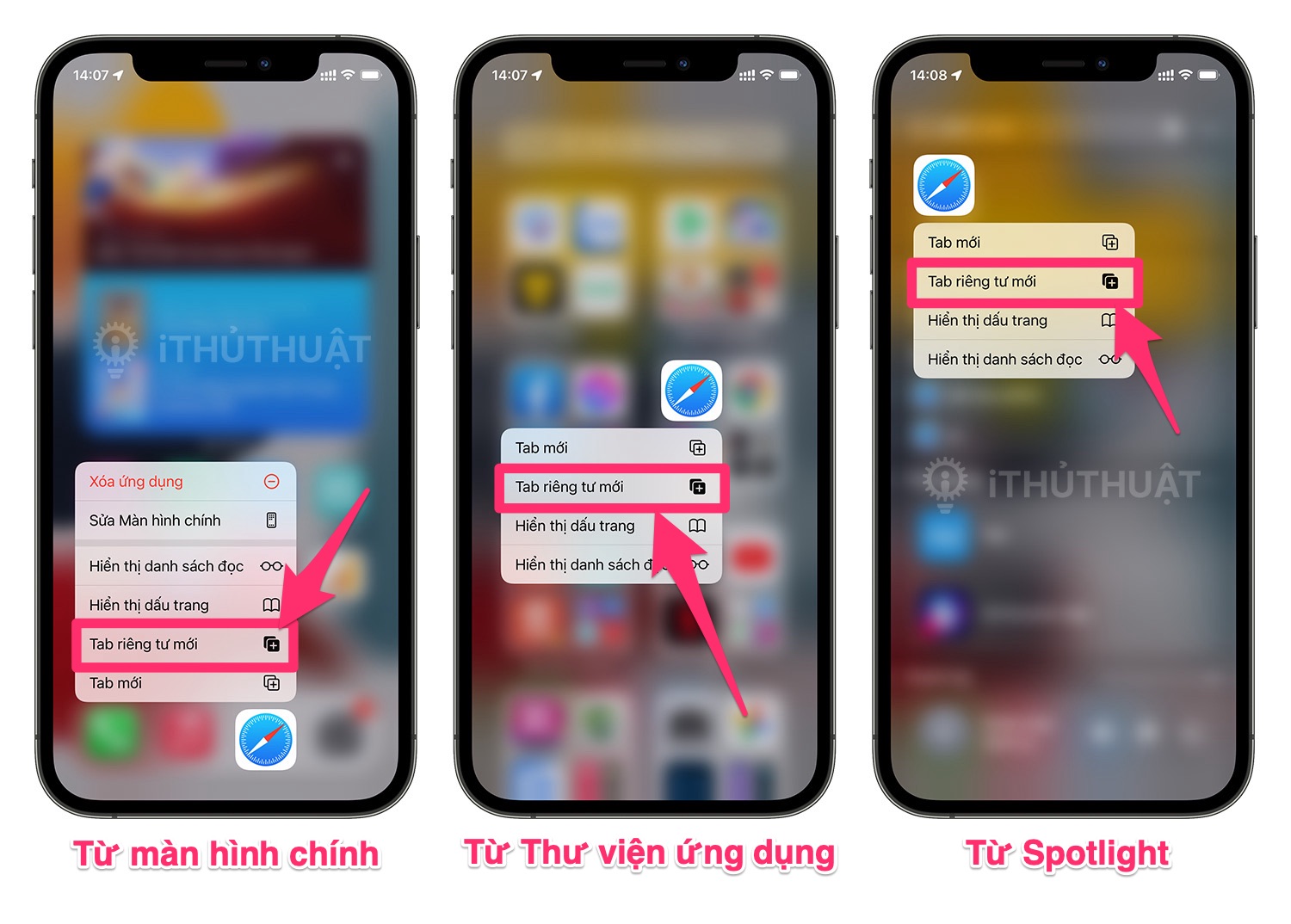 3 cách mở tab ẩn danh Safari trên iOS 15 2