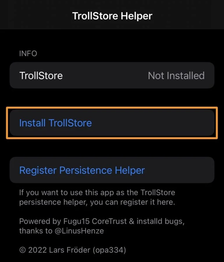 Cách cài TrollStore trên máy chưa jailbreak bằng TrollInstallerMDC 2