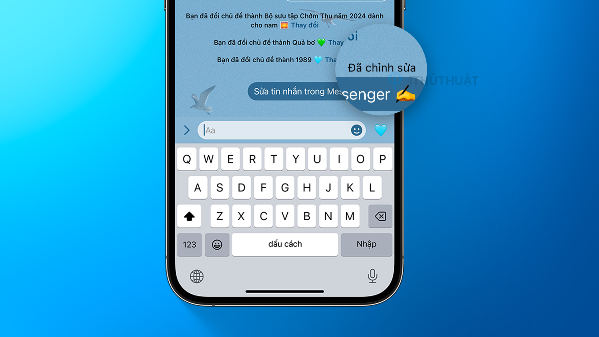 Cách sửa tin nhắn trong Messenger 104